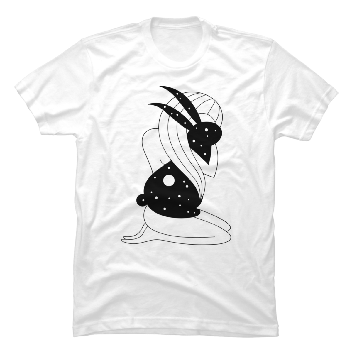 white rabbit shirt